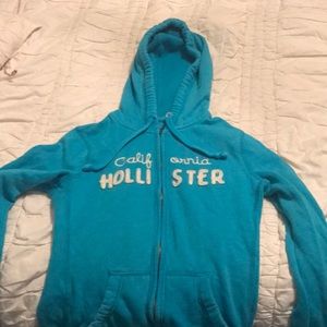Blue Hollister jacket